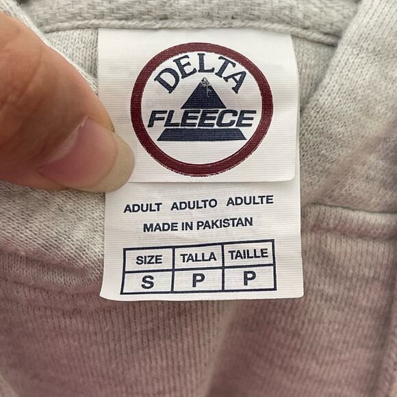 NASA Hoodie Men's Size Small Gray Black Spellout Embroidered Logo Sweatshirt - Picture 6 of 6